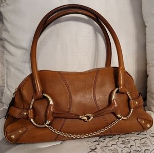Gucci Horsebit Brown Leather Satchel